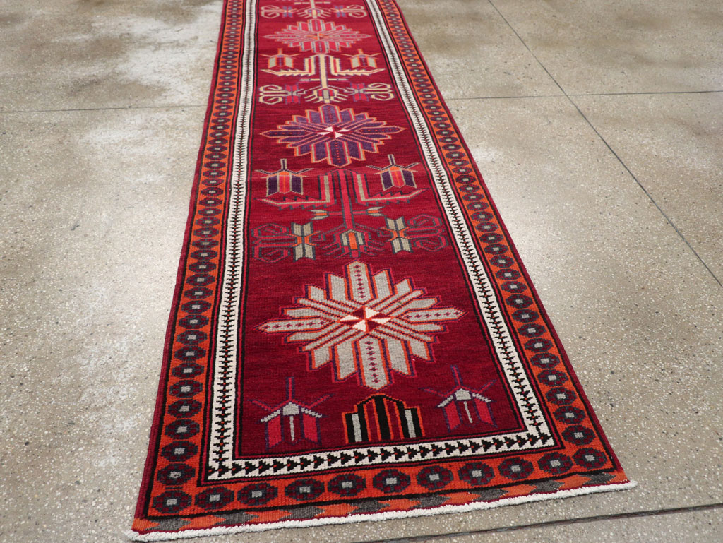 Vintage Turkish Anatolian Tribal Runner (Pair: 2 of 2), No.31422 - Gsblank