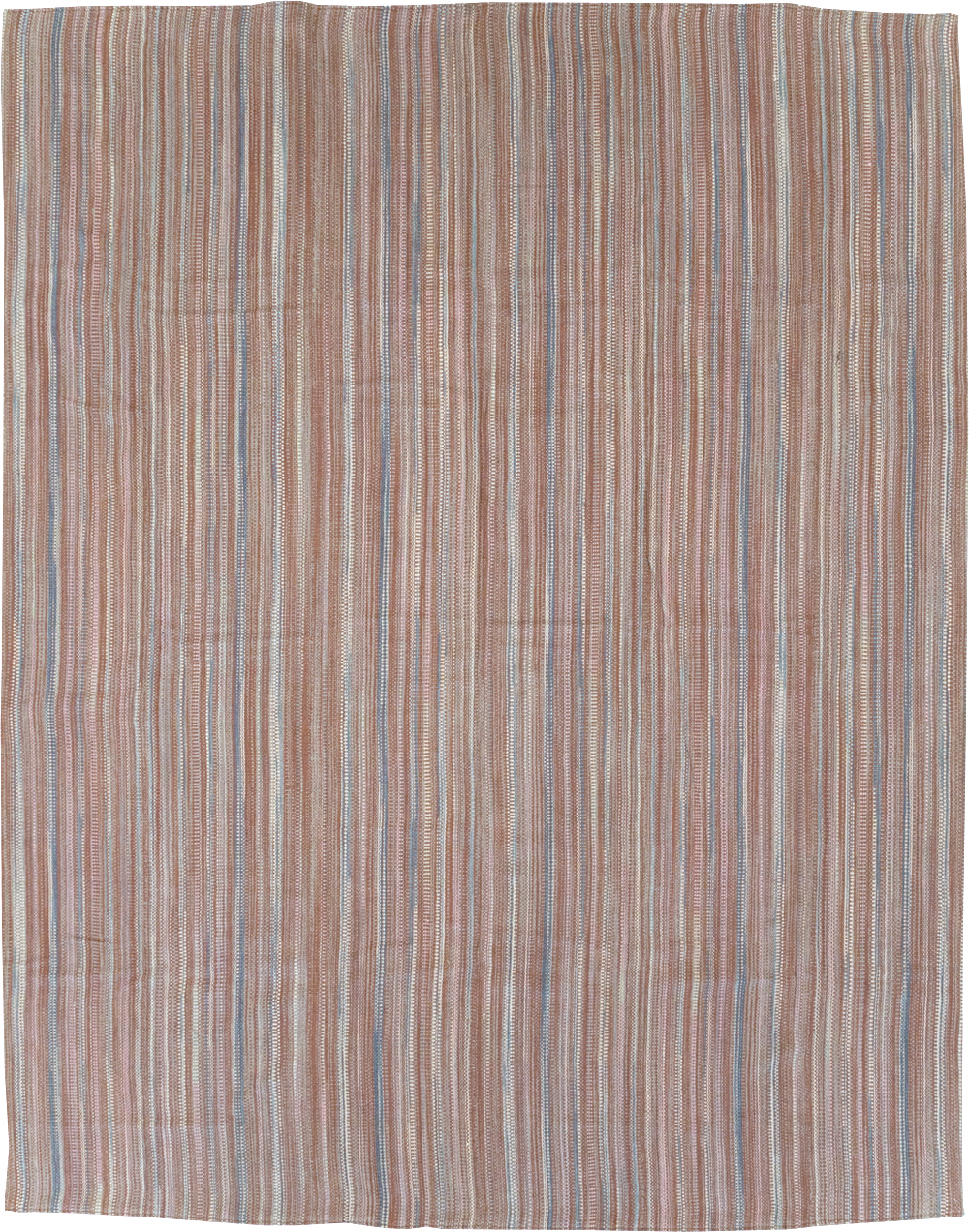 Modern Turkish Flatweave Room Size Carpet, No.31425 - Gsblank