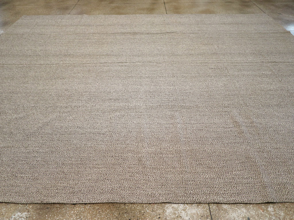 Vintage Turkish Flatweave Kilim Room Size Carpet, No.31428 - Gsblank