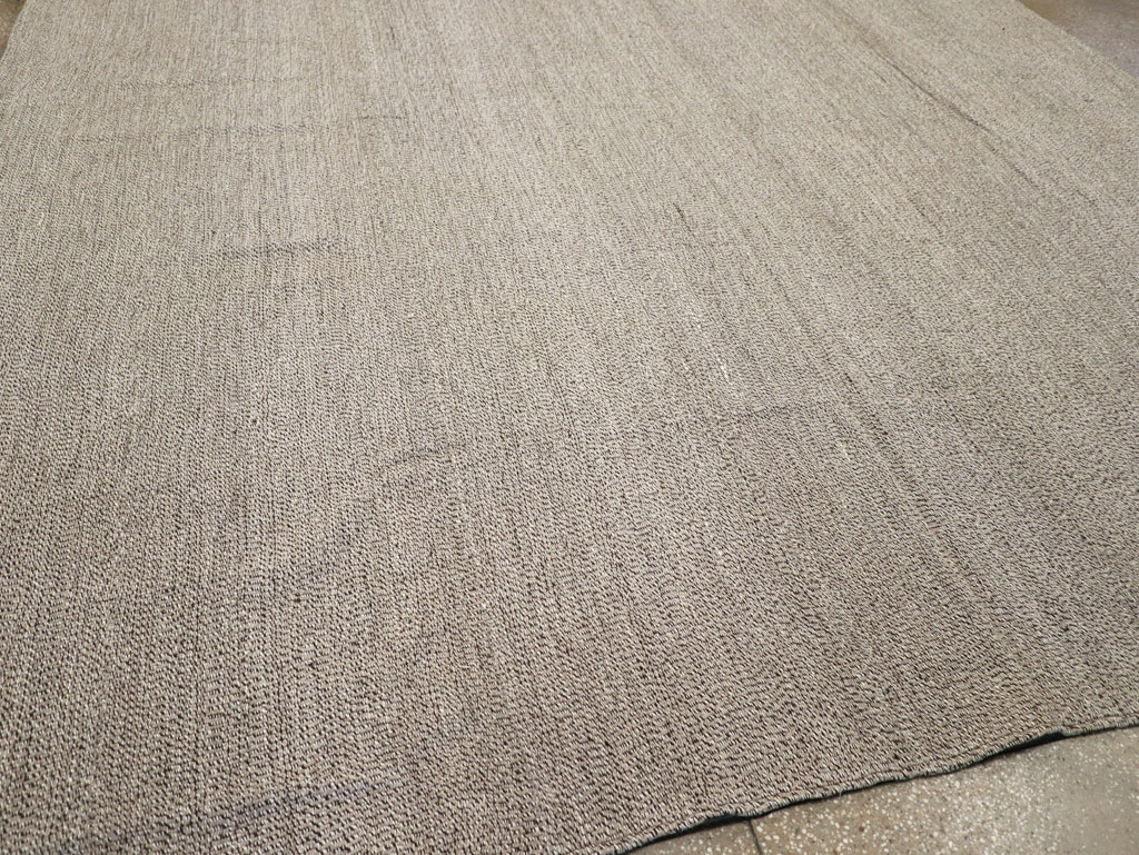 Vintage Turkish Flatweave Kilim Room Size Carpet, No.31428 - Gsblank