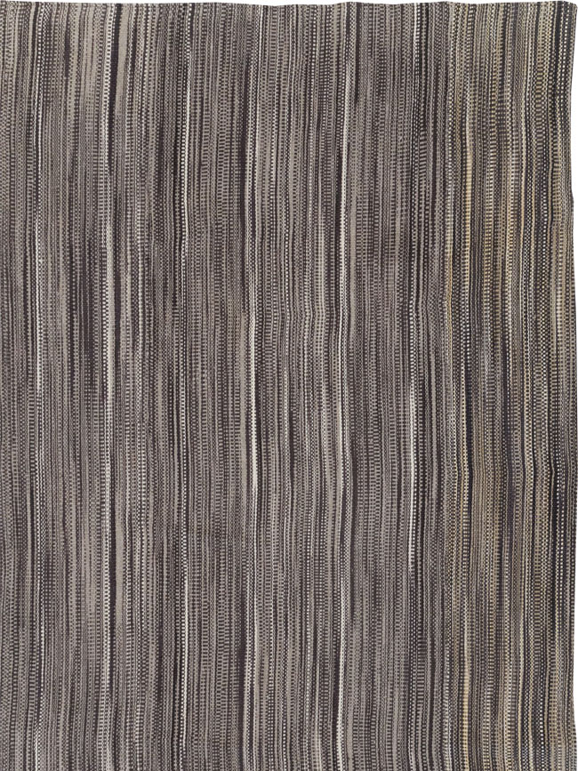 Modern Turkish Flatweave Large Carpet, No.31430 - Gsblank
