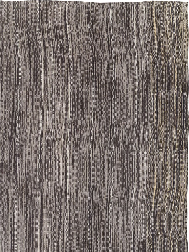 Modern Turkish Flatweave Large Carpet, No.31430 - Gsblank