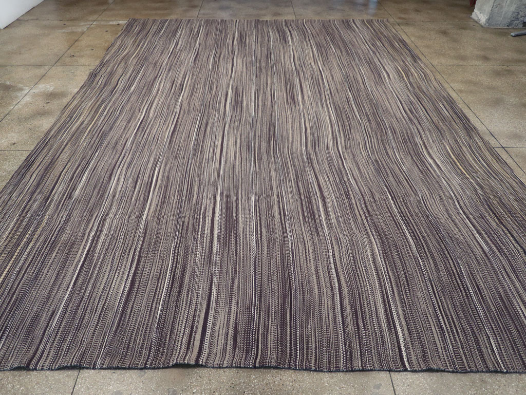 Modern Turkish Flatweave Large Carpet, No.31430 - Gsblank