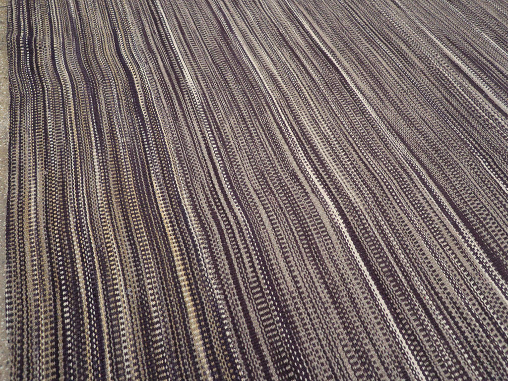 Modern Turkish Flatweave Large Carpet, No.31430 - Gsblank