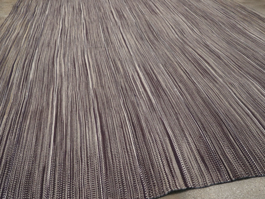Modern Turkish Flatweave Large Carpet, No.31430 - Gsblank