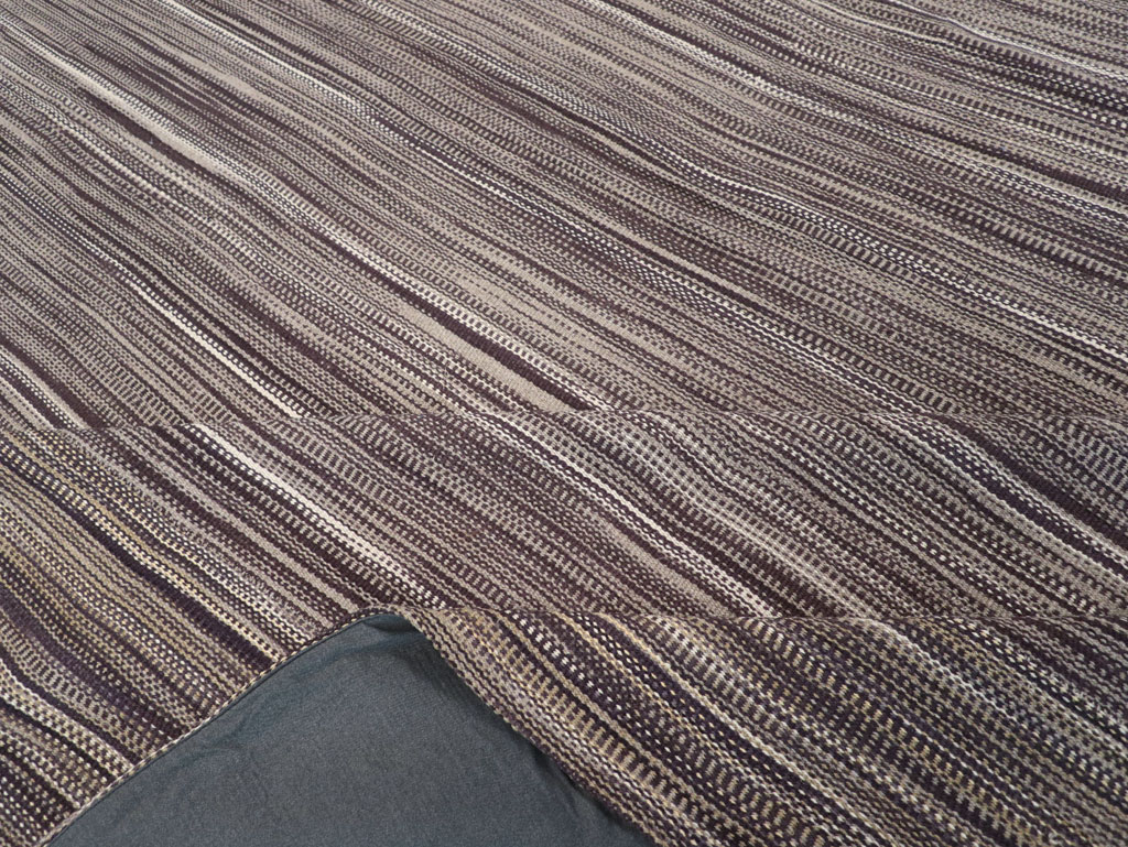 Modern Turkish Flatweave Large Carpet, No.31430 - Gsblank