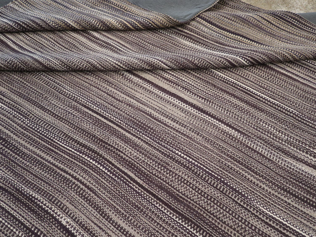 Modern Turkish Flatweave Large Carpet, No.31430 - Gsblank