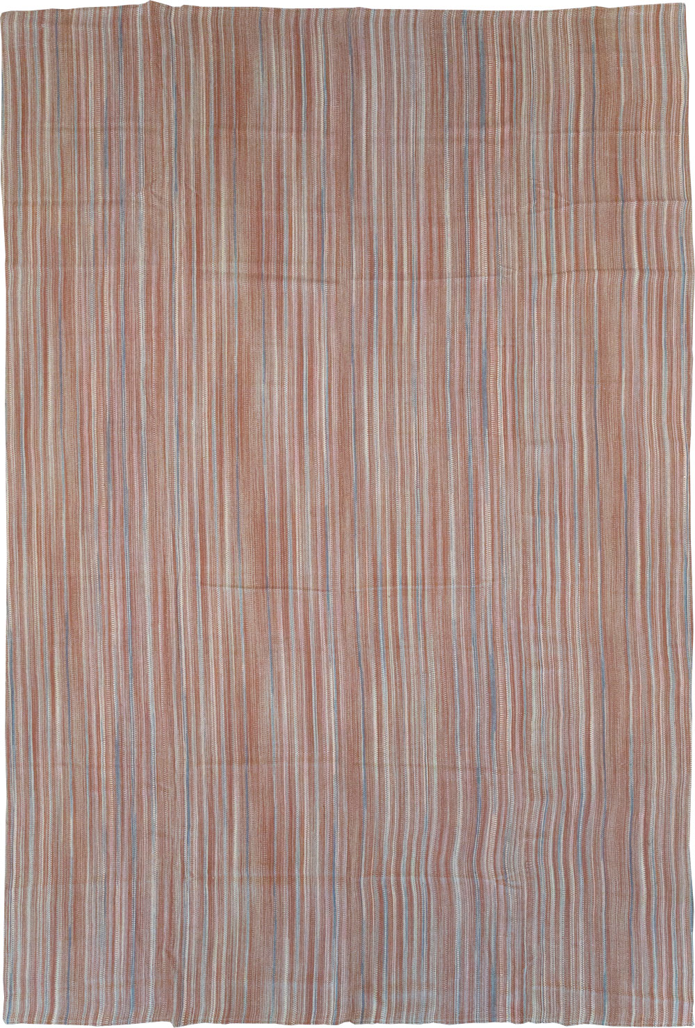 Modern Turkish Flatweave Large Carpet, No.31433 - Gsblank