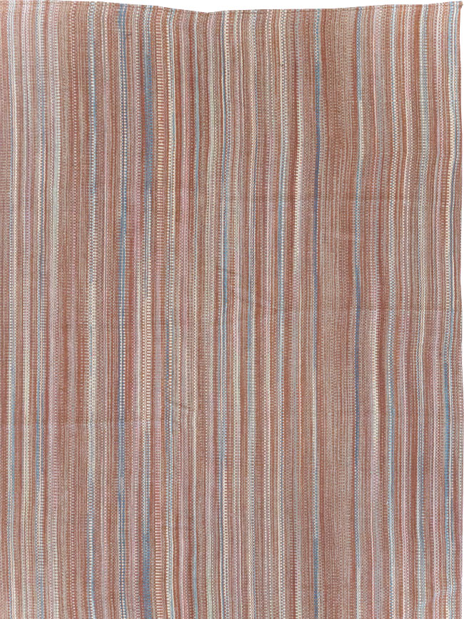 Modern Turkish Flatweave Large Carpet, No.31433 - Gsblank