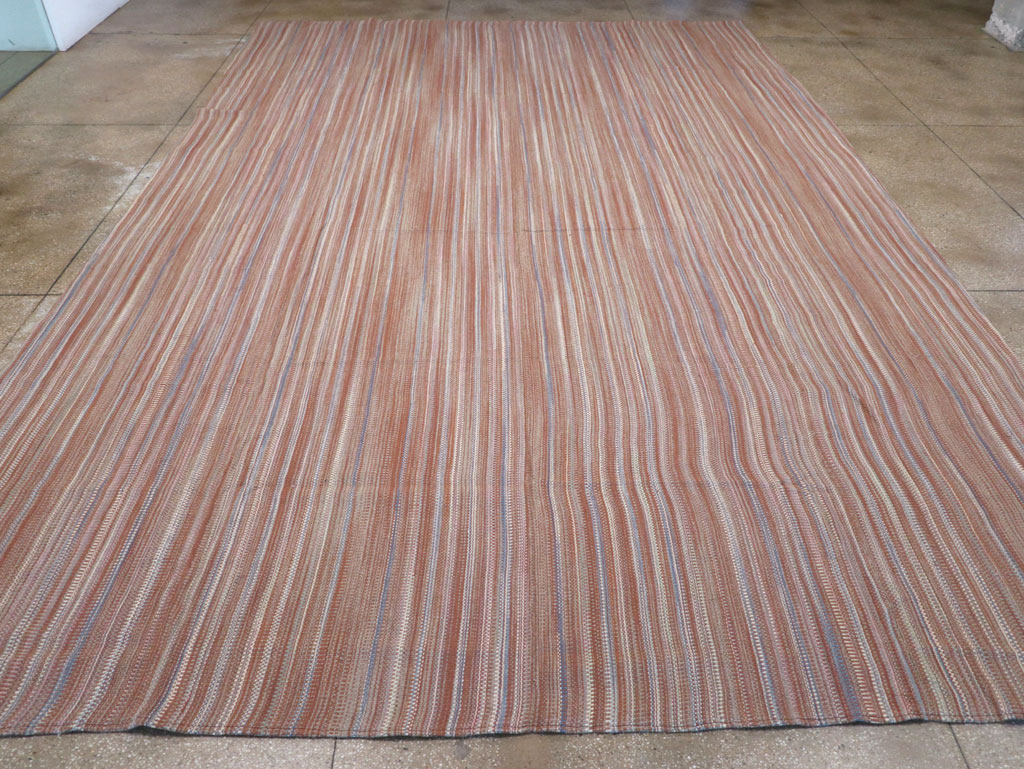 Modern Turkish Flatweave Large Carpet, No.31433 - Gsblank