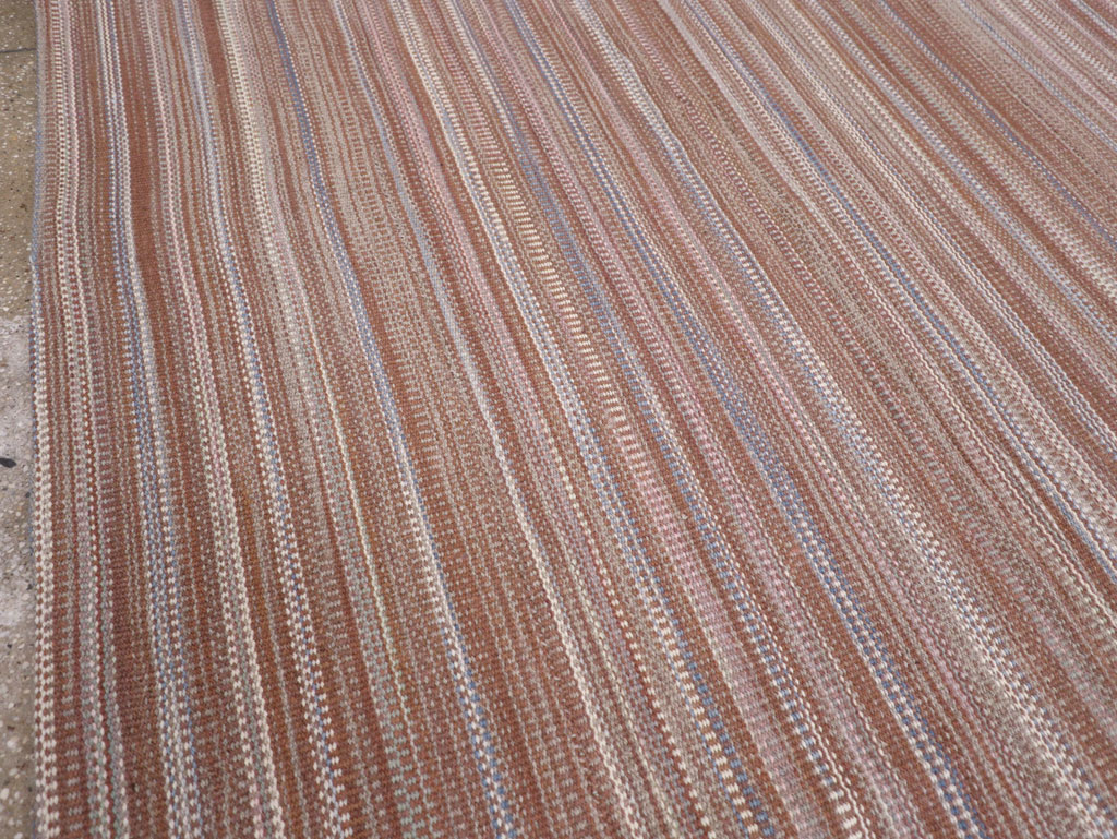 Modern Turkish Flatweave Large Carpet, No.31433 - Gsblank