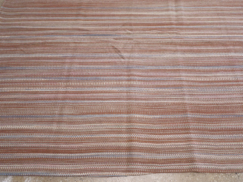 Modern Turkish Flatweave Large Carpet, No.31433 - Gsblank