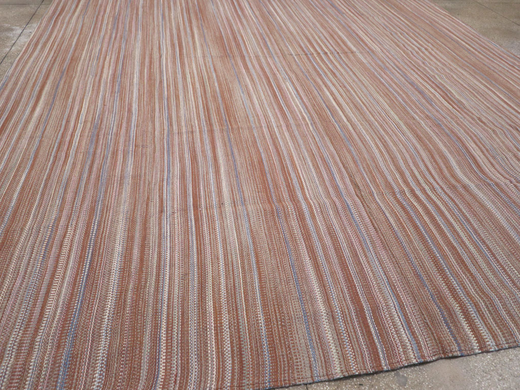 Modern Turkish Flatweave Large Carpet, No.31433 - Gsblank