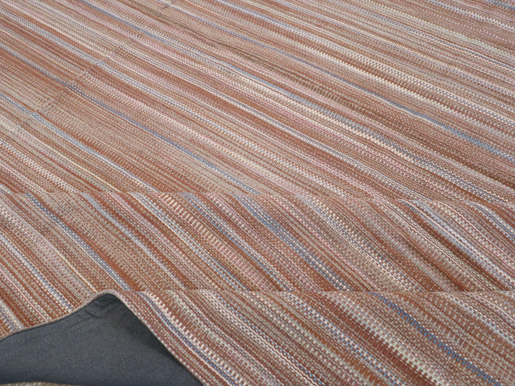 Modern Turkish Flatweave Large Carpet, No.31433 - Gsblank
