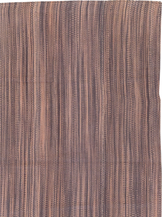 Modern Turkish Flatweave Room Size Carpet, No.31434 - Gsblank