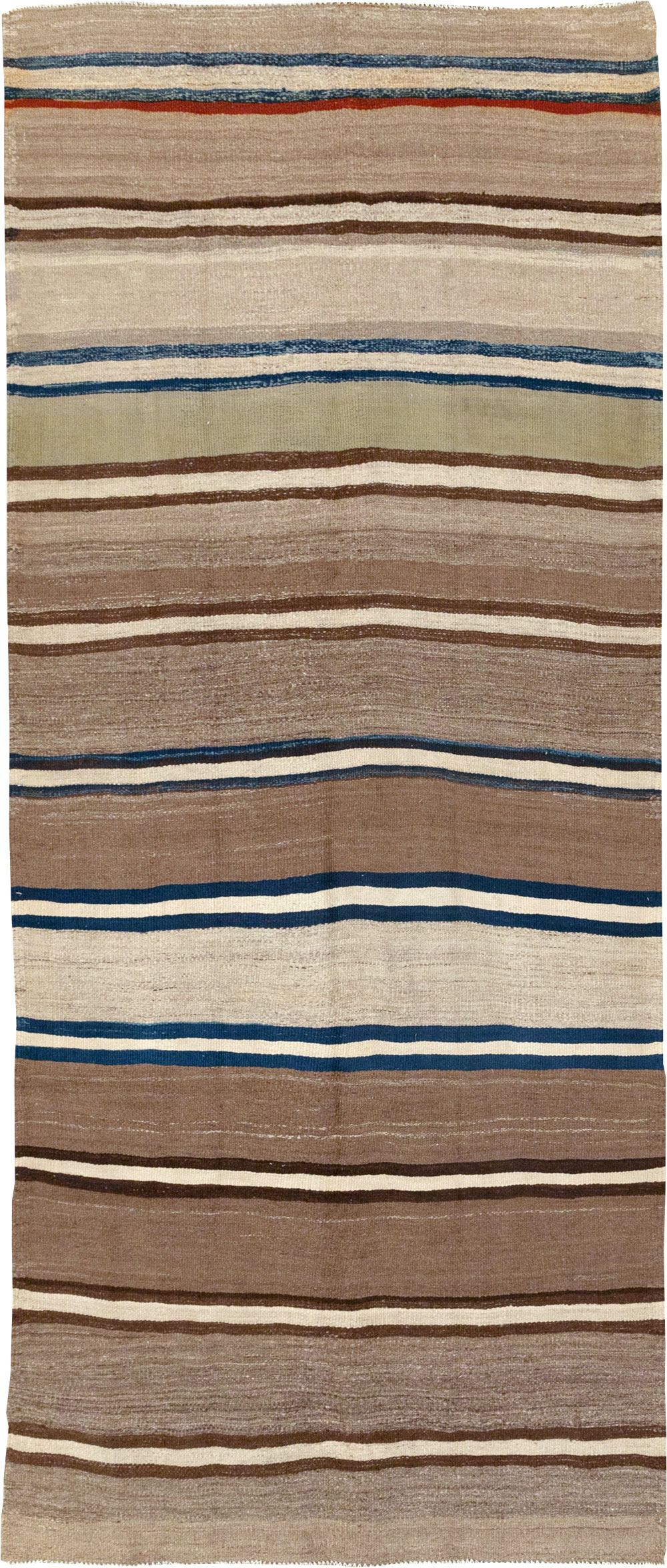 Vintage Persian Kilim Gallery Rug, No.31437 - Gsblank