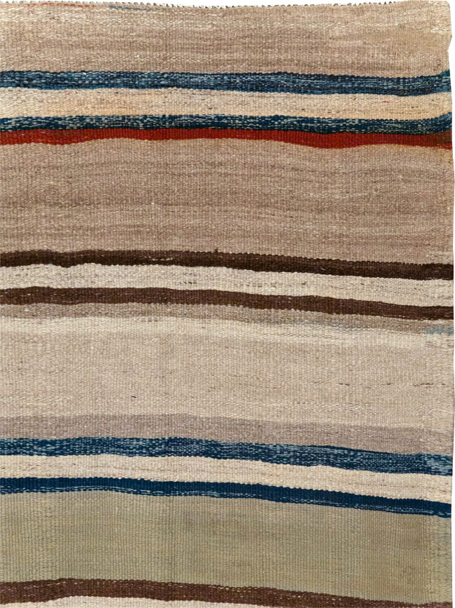 Vintage Persian Kilim Gallery Rug, No.31437 - Gsblank