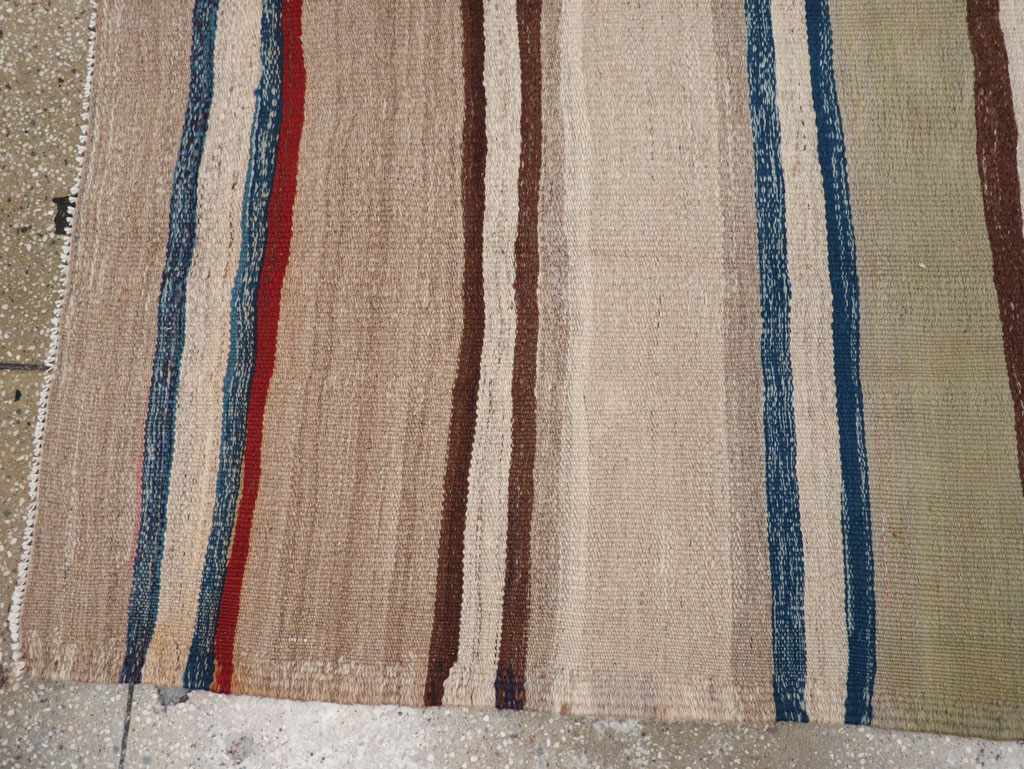 Vintage Persian Kilim Gallery Rug, No.31437 - Gsblank