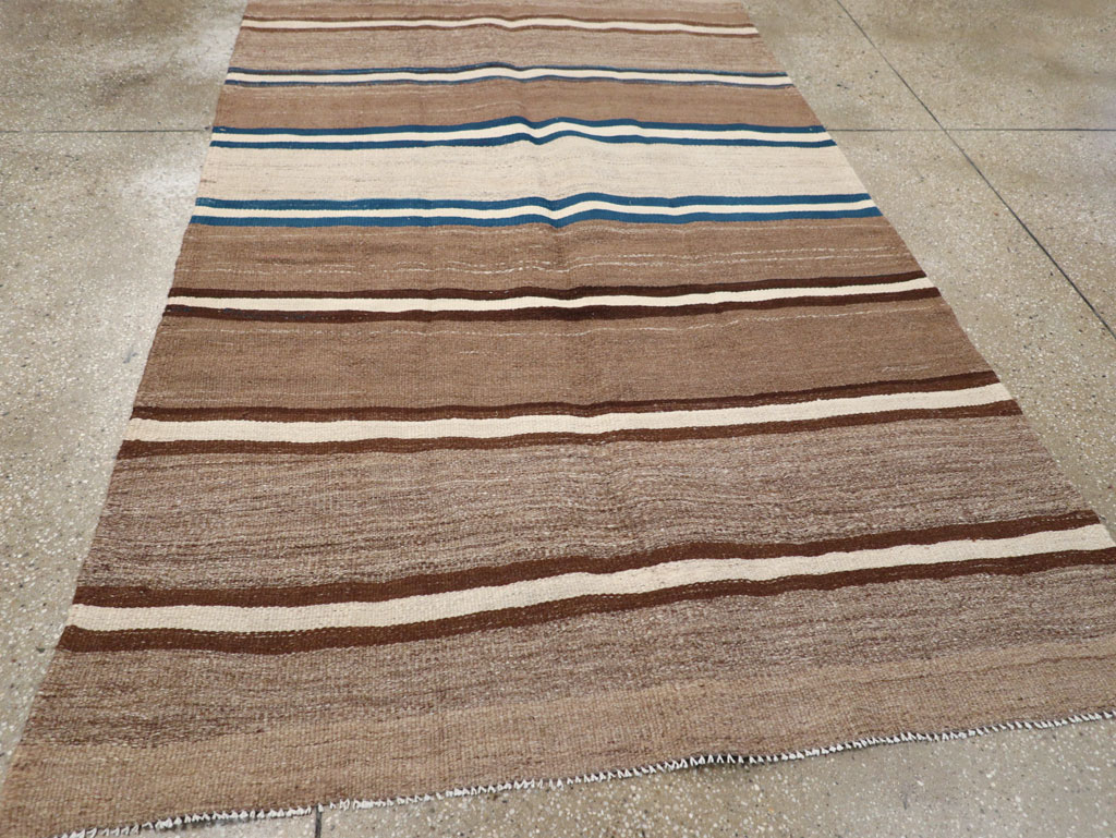 Vintage Persian Kilim Gallery Rug, No.31437 - Gsblank