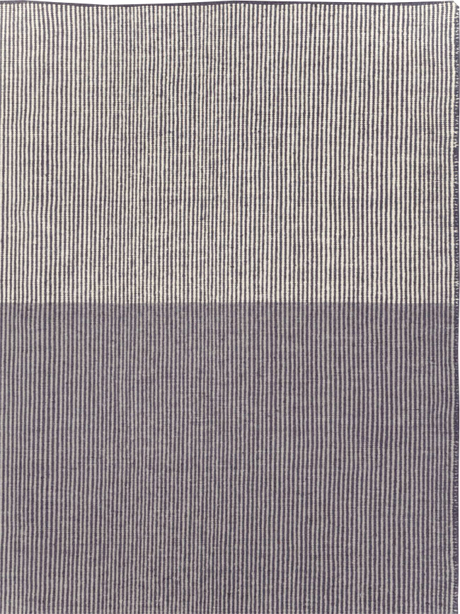 Contemporary Turkish Flatweave Room Size Carpet, No.31447 - Gsblank