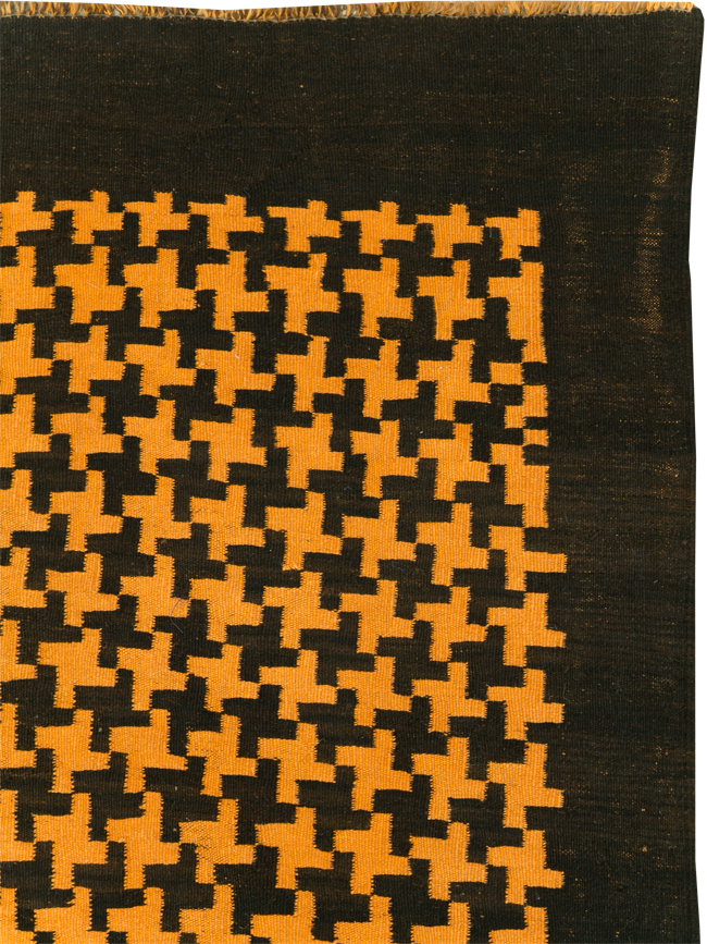 Vintage Moroccan Flatweave Gallery Rug, No.31448 - Gsblank