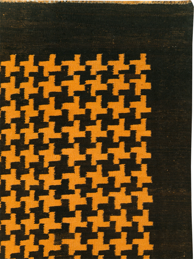 Vintage Moroccan Flatweave Gallery Rug, No.31448 - Gsblank