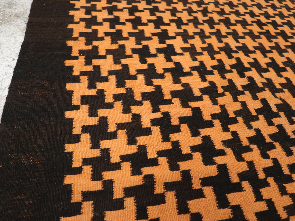 Vintage Moroccan Flatweave Gallery Rug, No.31448 - Gsblank