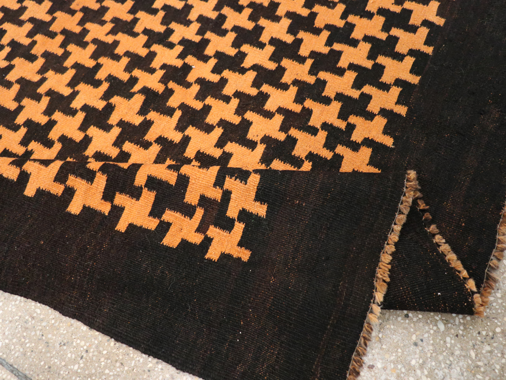 Vintage Moroccan Flatweave Gallery Rug, No.31448 - Gsblank