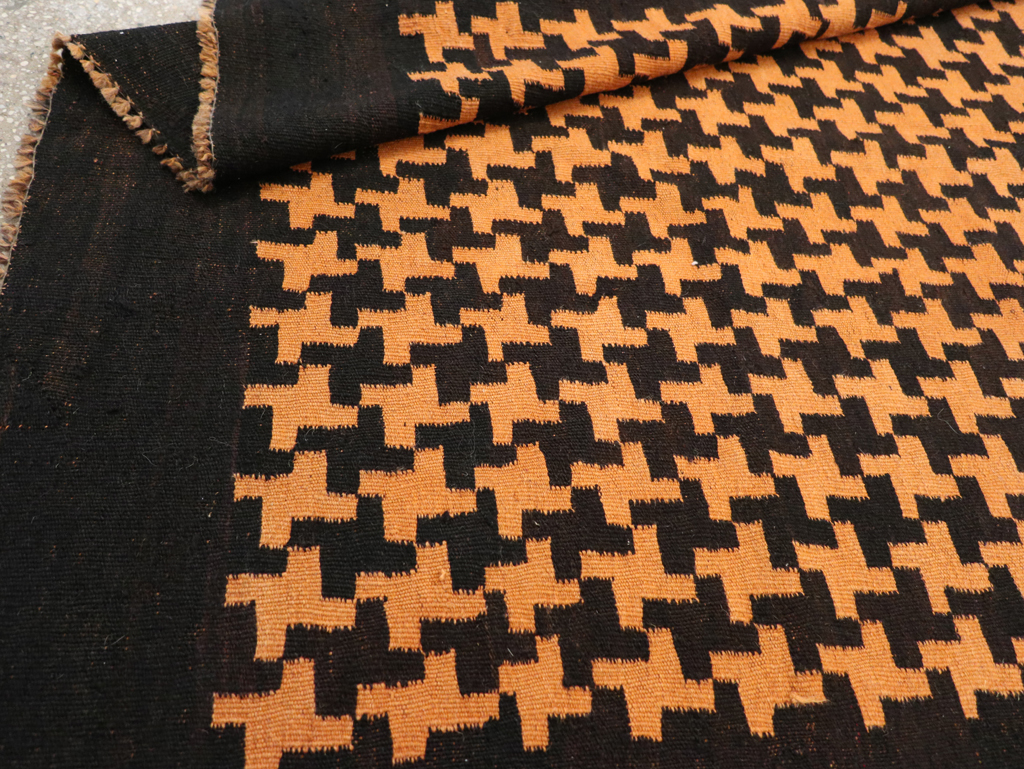 Vintage Moroccan Flatweave Gallery Rug, No.31448 - Gsblank