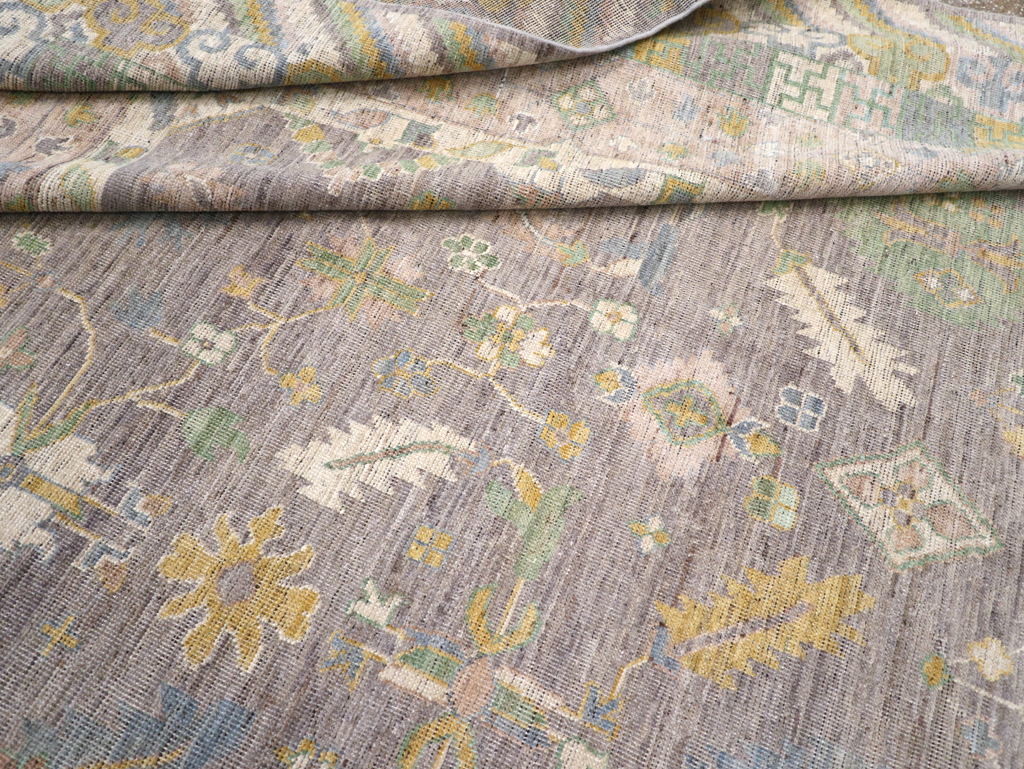 Modern East Turkestan Khotan Room Size Carpet, No.31460 - Gsblank