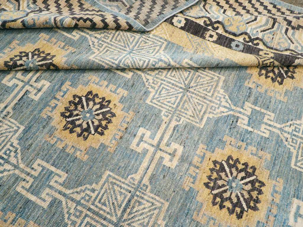 Modern East Turkestan Khotan Room Size Carpet, No.31461 - Gsblank