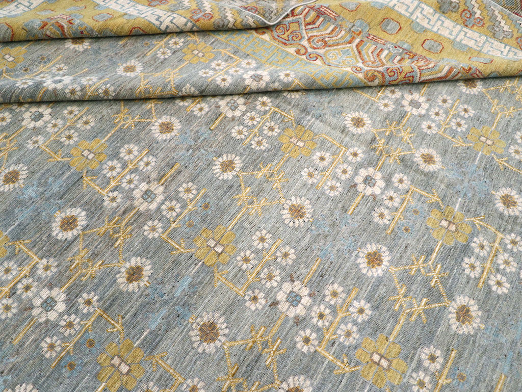 Contemporary East Turkestan Khotan Oversize Carpet, No.31462 - Gsblank