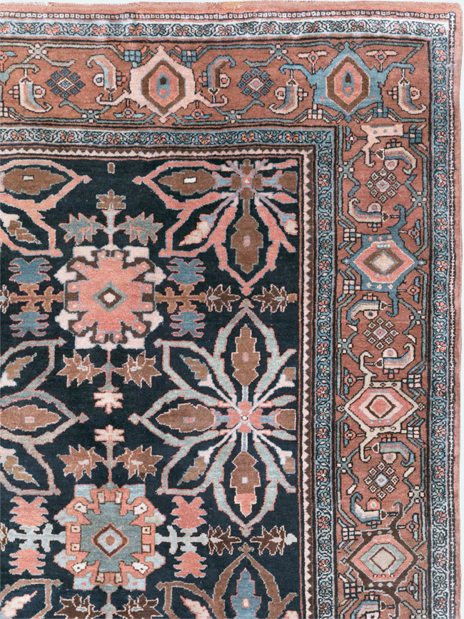 Antique Persian Bidjar Room Size Carpet, No.31483 - Gsblank