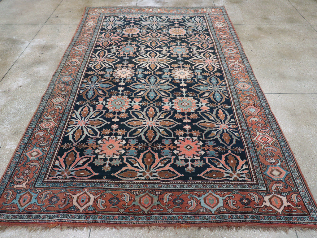 Antique Persian Bidjar Room Size Carpet, No.31483 - Gsblank