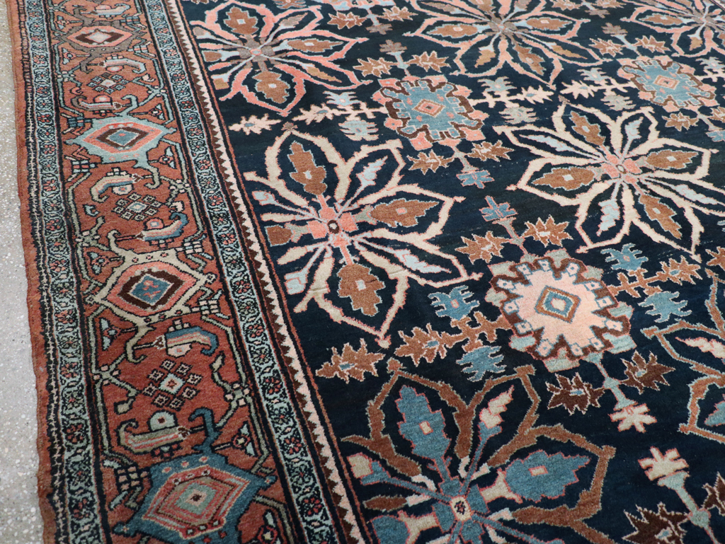 Antique Persian Bidjar Room Size Carpet, No.31483 - Gsblank