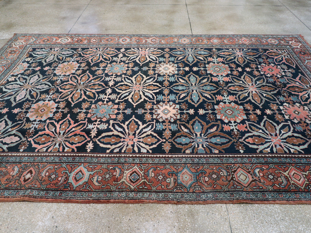 Antique Persian Bidjar Room Size Carpet, No.31483 - Gsblank