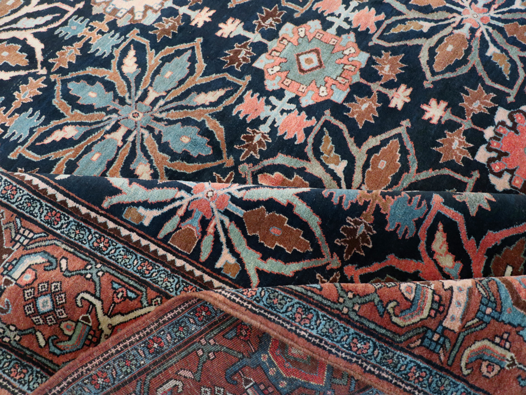 Antique Persian Bidjar Room Size Carpet, No.31483 - Gsblank