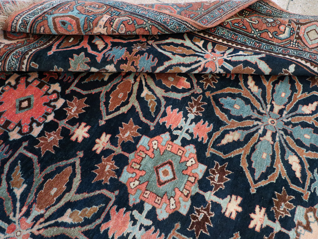 Antique Persian Bidjar Room Size Carpet, No.31483 - Gsblank