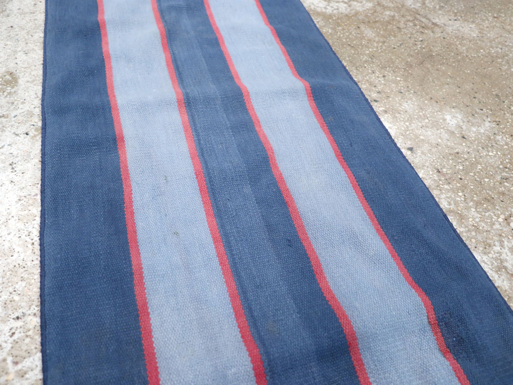 Vintage Indian Dhurrie Runner, No.31488 - Gsblank