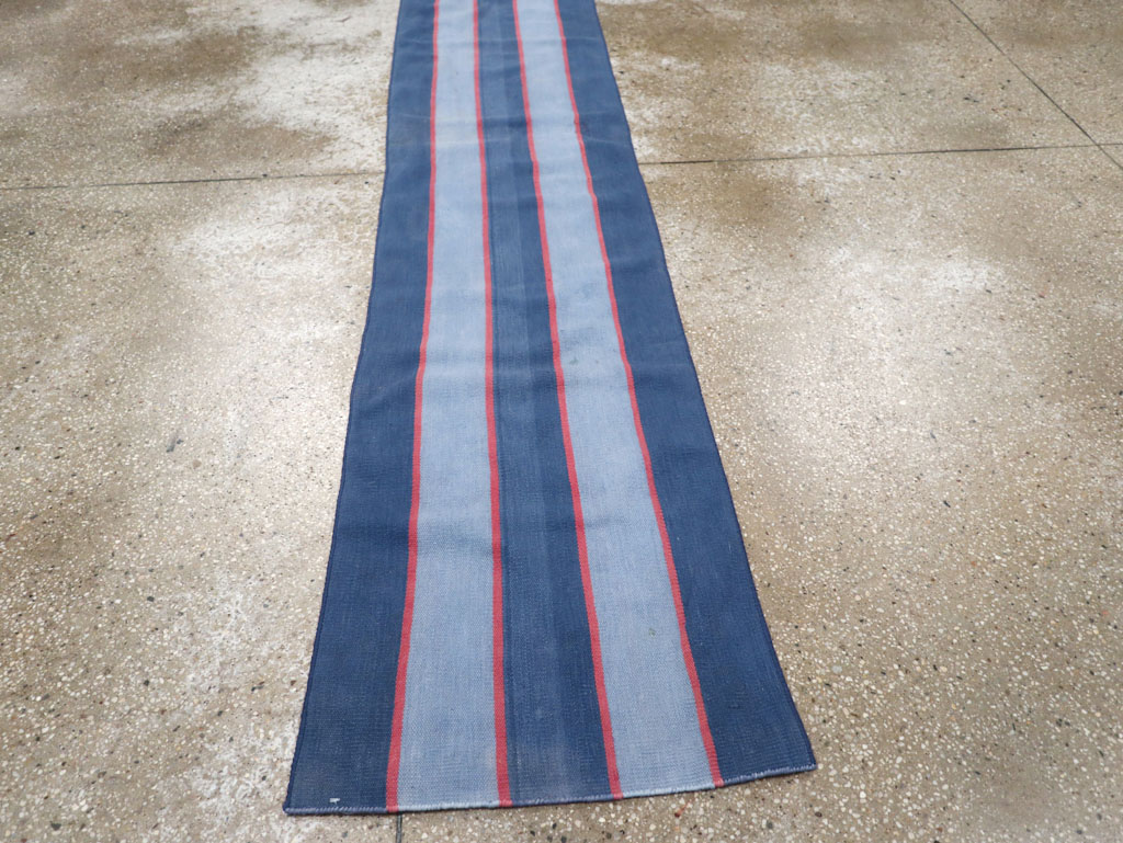 Vintage Indian Dhurrie Runner, No.31488 - Gsblank