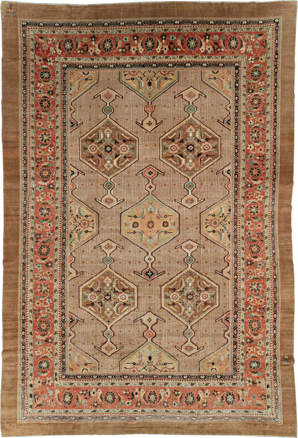 Vintage Persian Serab Carpet, No.31506 - Gsblank