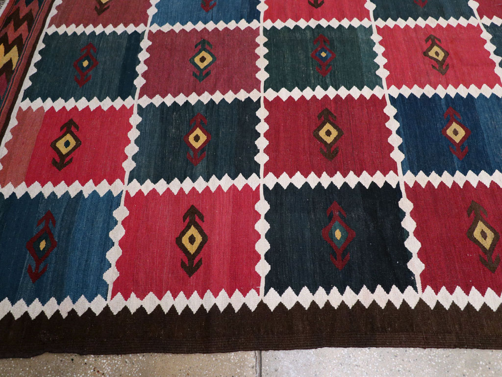 Vintage Turkish Kilim Long and Narrow Gallery Carpet, No.31509 - Gsblank