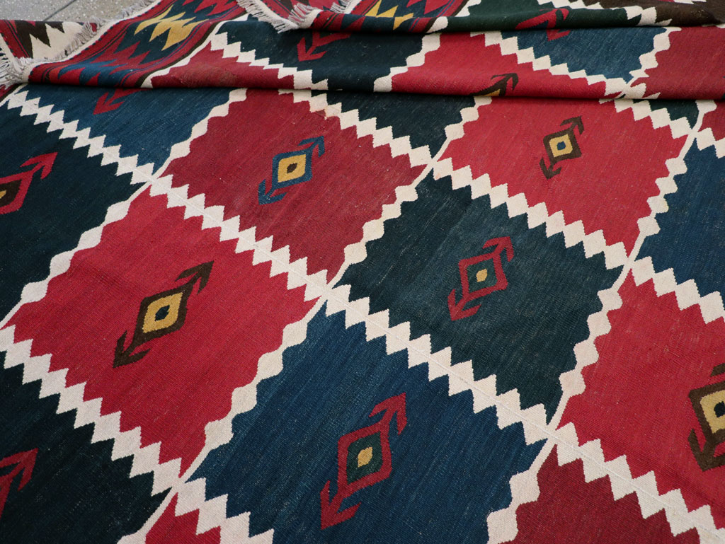 Vintage Turkish Kilim Long and Narrow Gallery Carpet, No.31509 - Gsblank