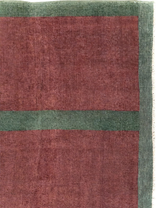 Vintage Turkish Art Deco Style Rug, No.31513 - Gsblank