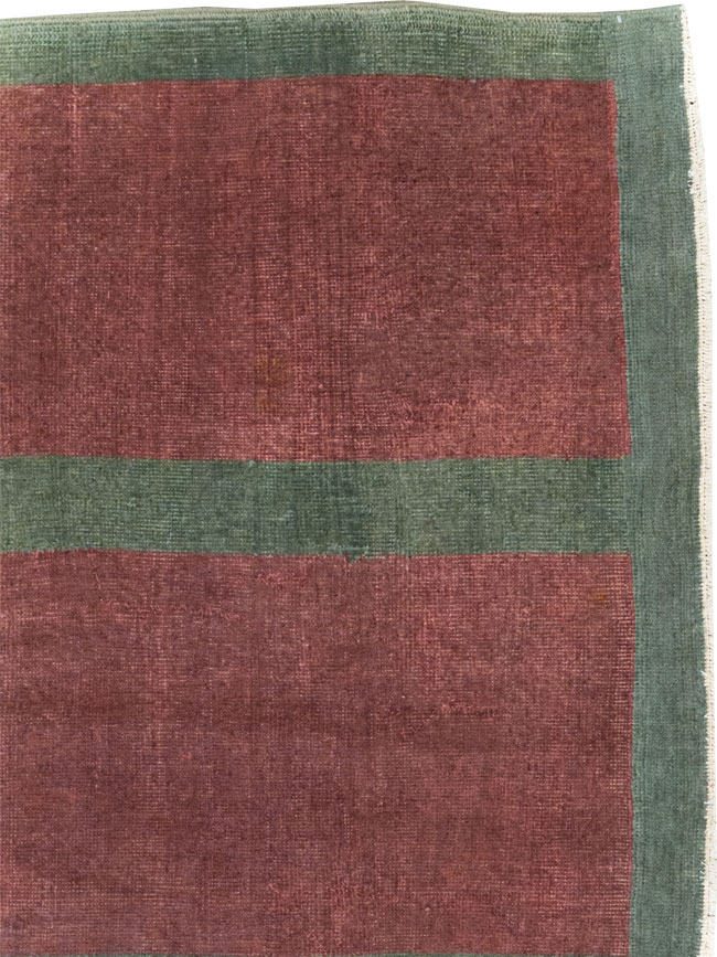 Vintage Turkish Art Deco Style Rug, No.31515 - Gsblank