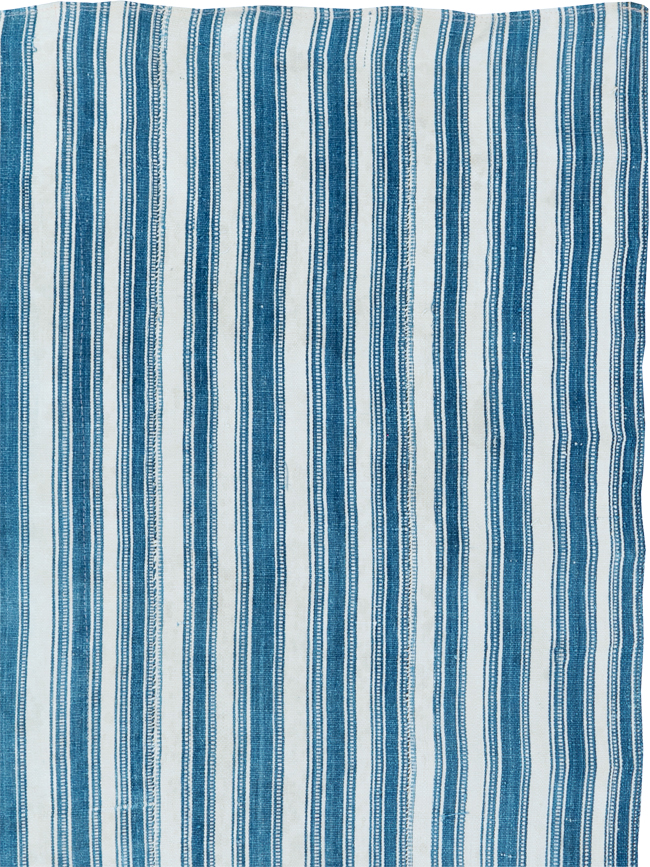 Vintage Persian Flatweave Kilim Throw Rug, No.31520 - Gsblank