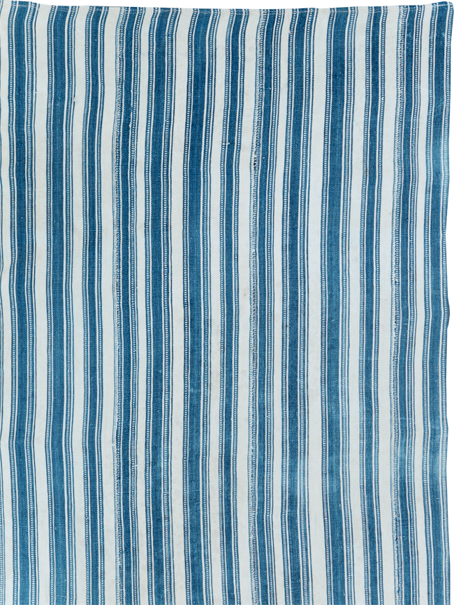 Vintage Persian Flatweave Kilim Throw Rug, No.31520 - Gsblank