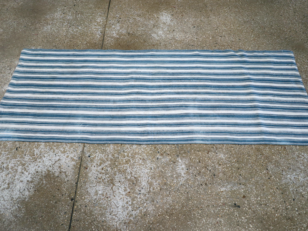 Vintage Persian Flatweave Kilim Throw Rug, No.31520 - Gsblank