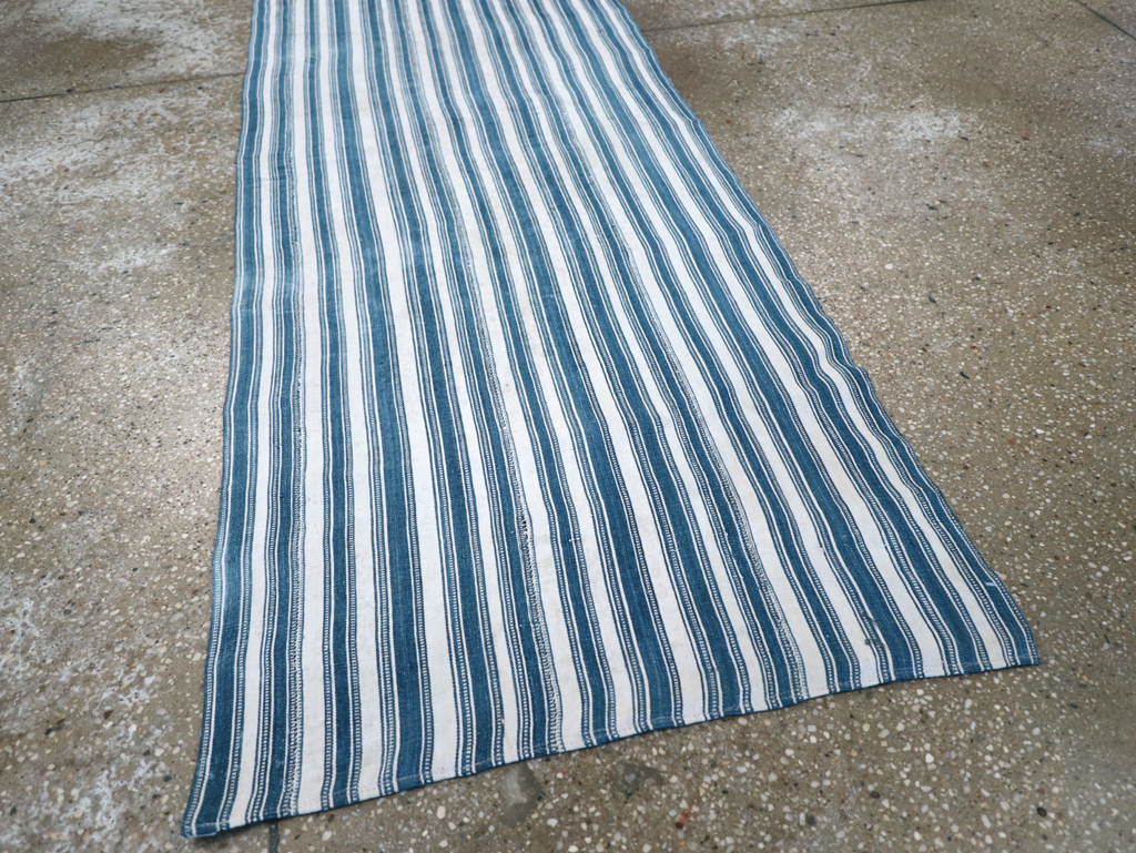 Vintage Persian Flatweave Kilim Throw Rug, No.31520 - Gsblank