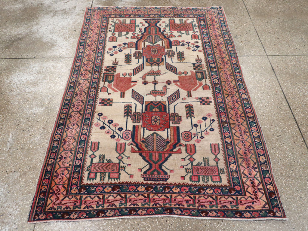 Antique Persian Afshar Rug, No.31521 - Gsblank